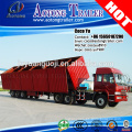 30T,40T,50T self dumping cargo transporting 3 axles side tipper trailer